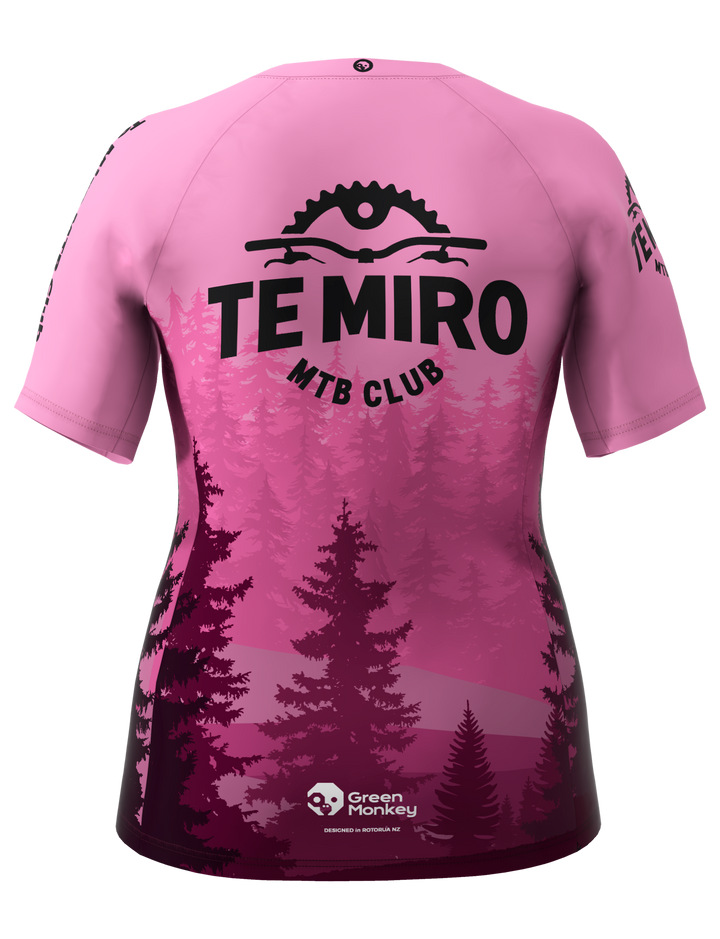 TE MIRO MTB club Short Sleeve Trail Jersey (loose fit)