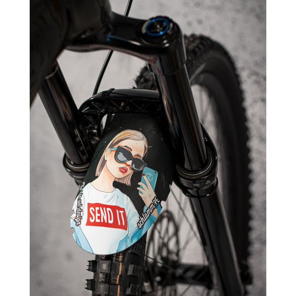 schlamm PE girl send it Green Monkey Velo