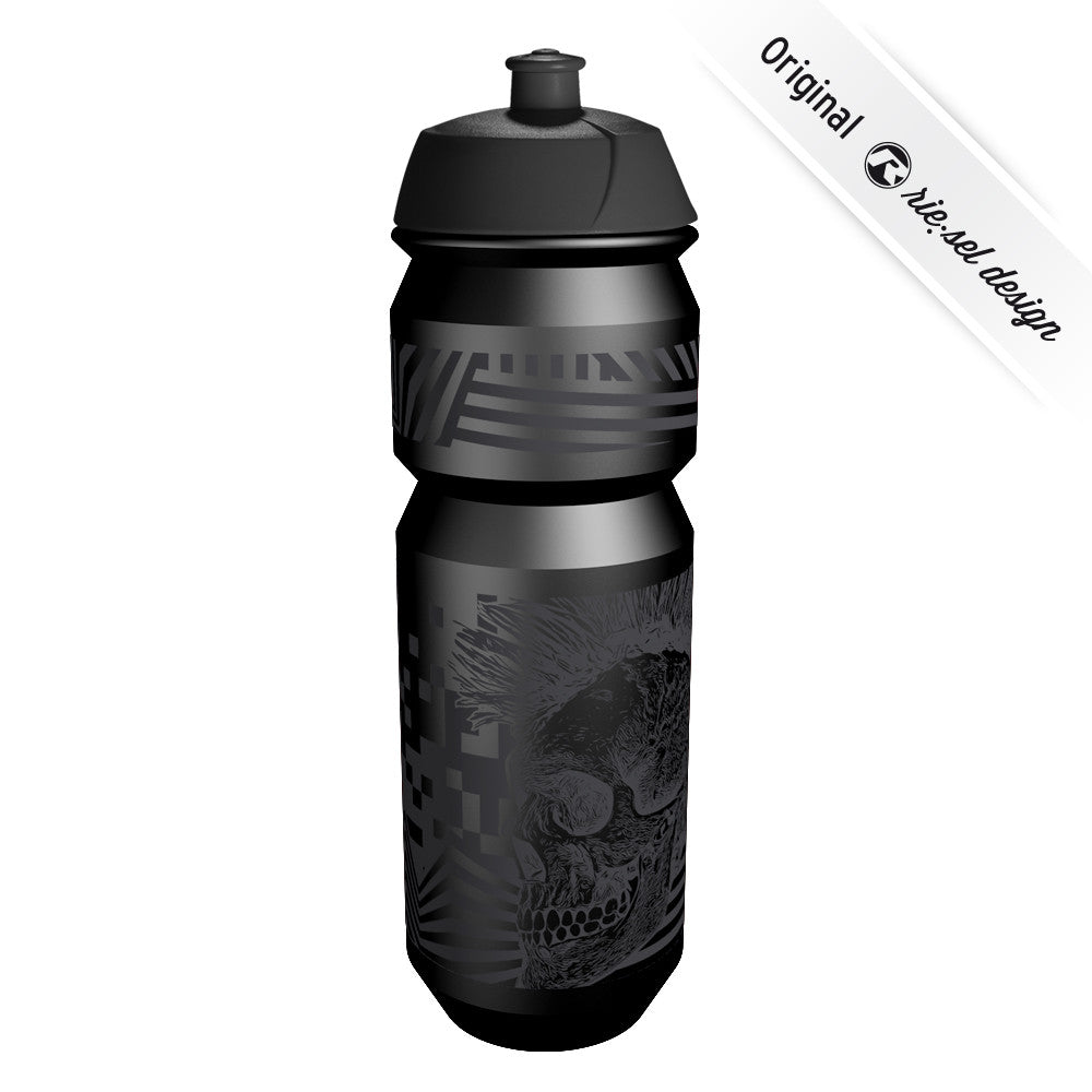 Skull Black Bottle - Green Monkey Velo
