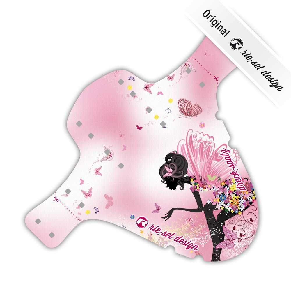 Fairy Girl "dreckspatz“ Kids Mudguard - Green Monkey Velo