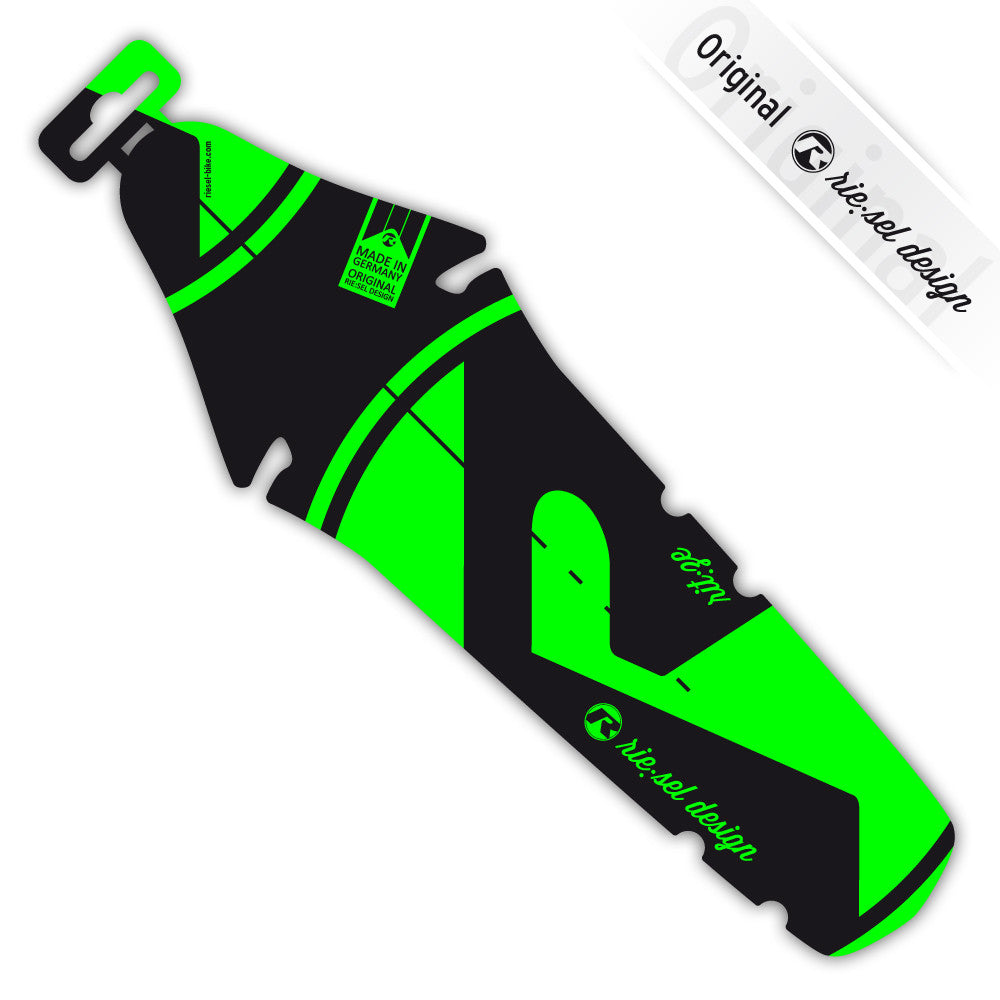 Bright Green Rear Fender - Green Monkey Velo