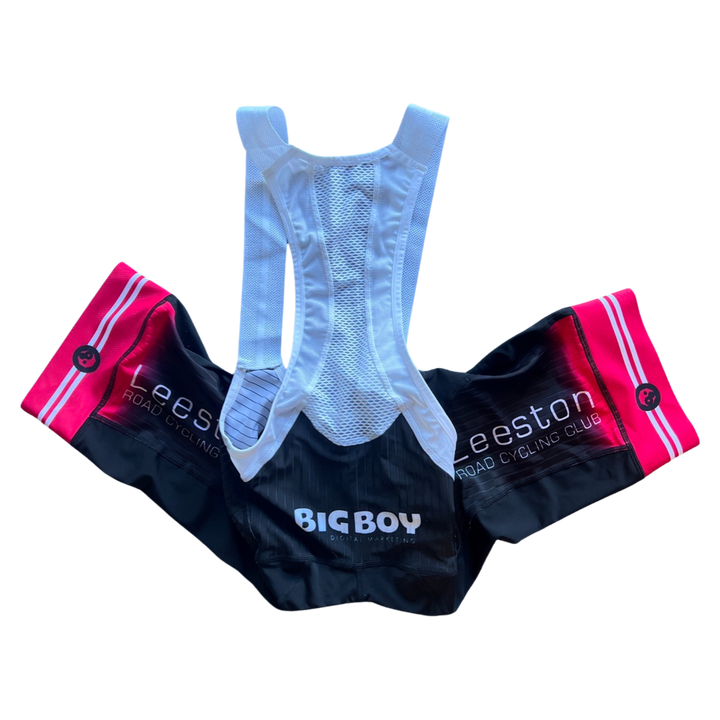 Leeston Cycling Club PRO AERO BIB SHORTS (B04 MODEL) SALE***SMALL SIZE