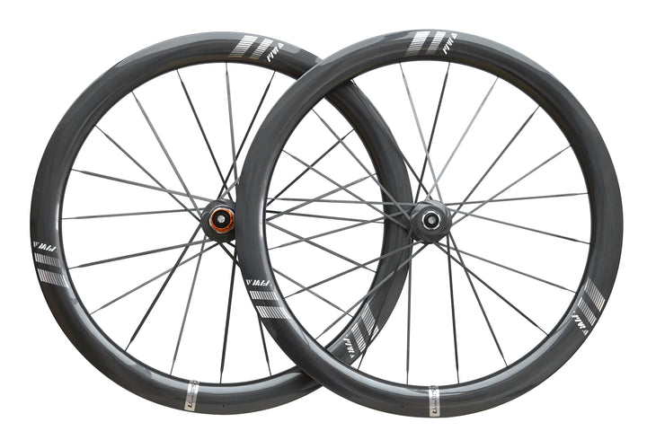 Far Sports Ultimate EVO S5 carbon wheelset with integrated carbon hub flange
