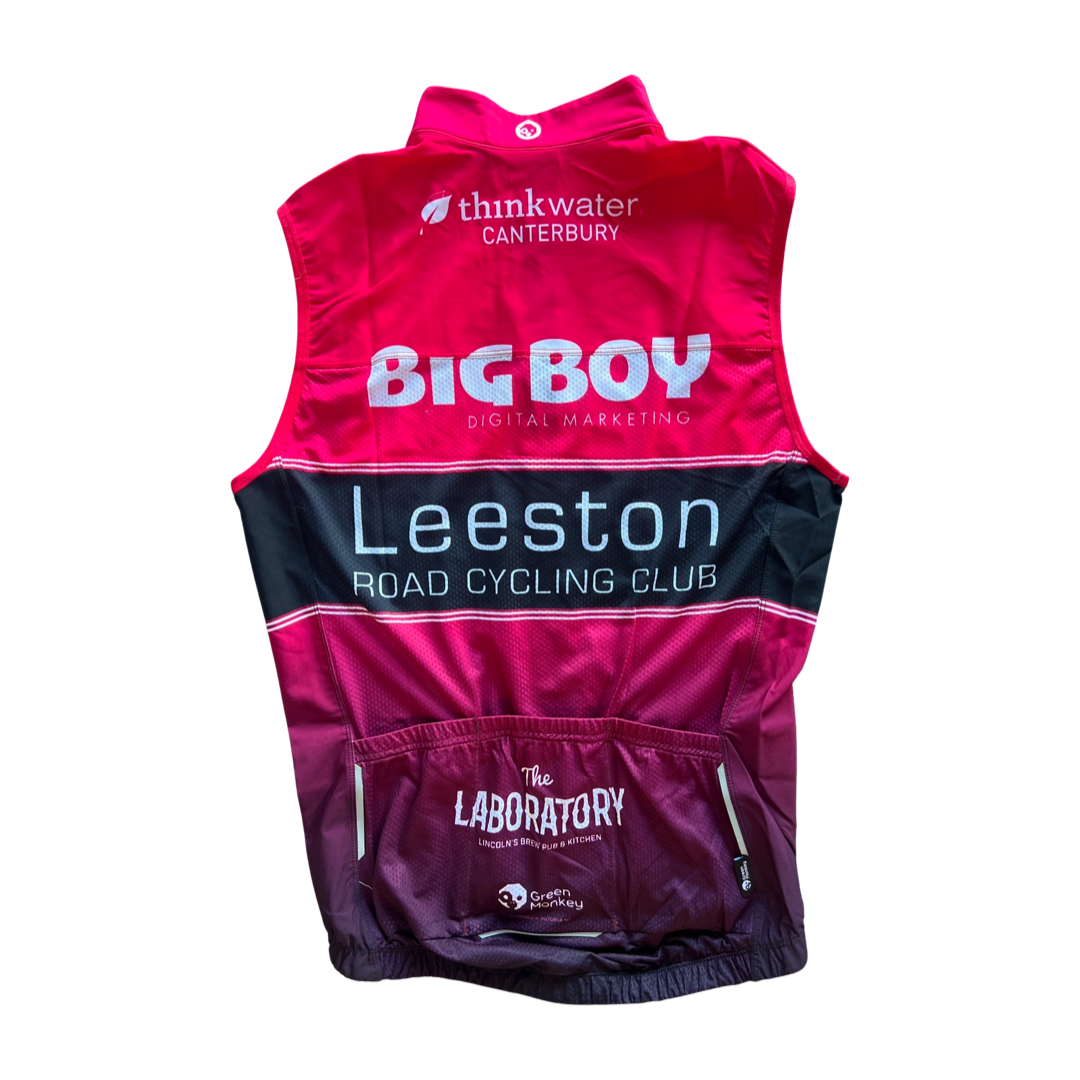 Leeston Cycling Club GILLET (VEST) SALE*** MEDIUM SIZE