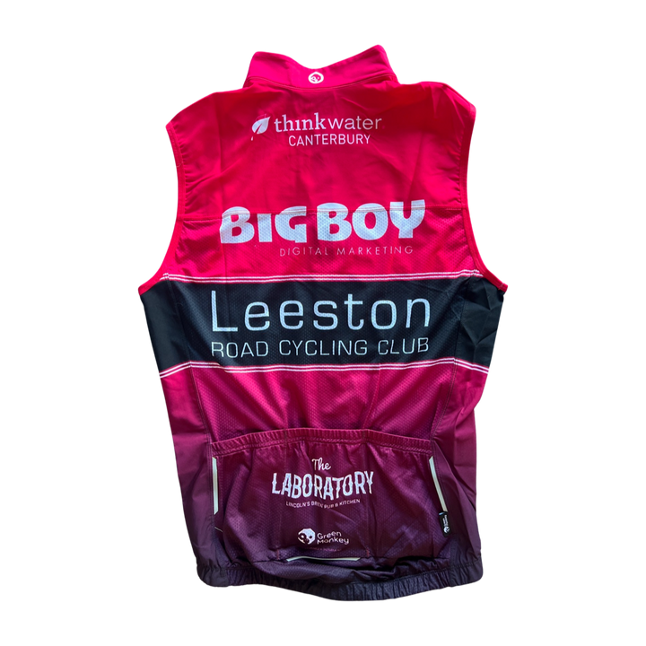 Leeston Cycling Club GILLET (VEST) SALE*** MEDIUM SIZE