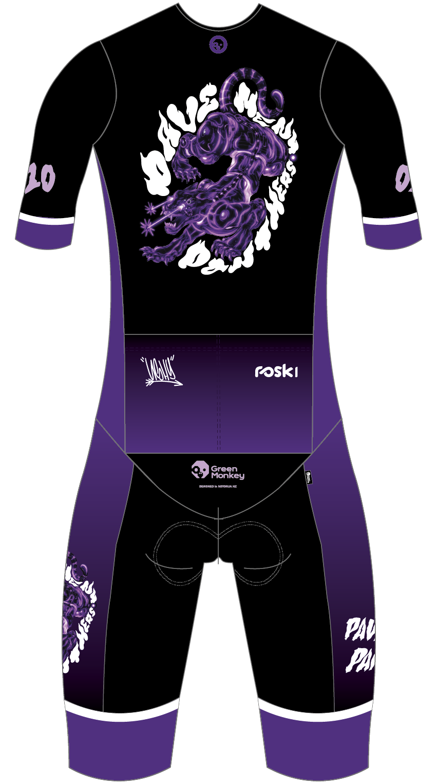 PAVEMENT PANTHERS Short Sleeve Speed Suit
