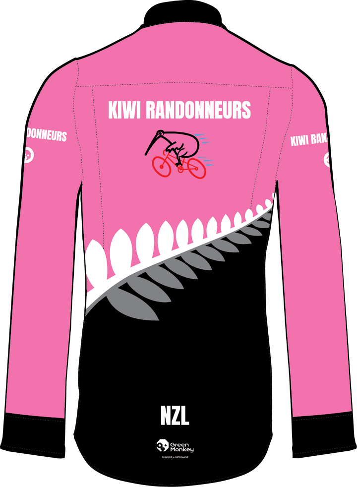 Kiwi Randonuers Button Up Gravel Shirt Long Sleeves