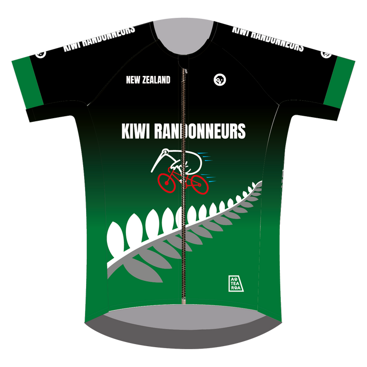 Kiwi Randonneurs PRO AERO+ ROAD JERSEY -GREEN