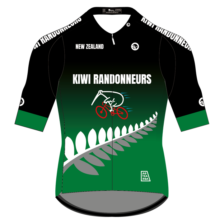 Kiwi Randonneurs Pro Jersey (J08) - GREEN
