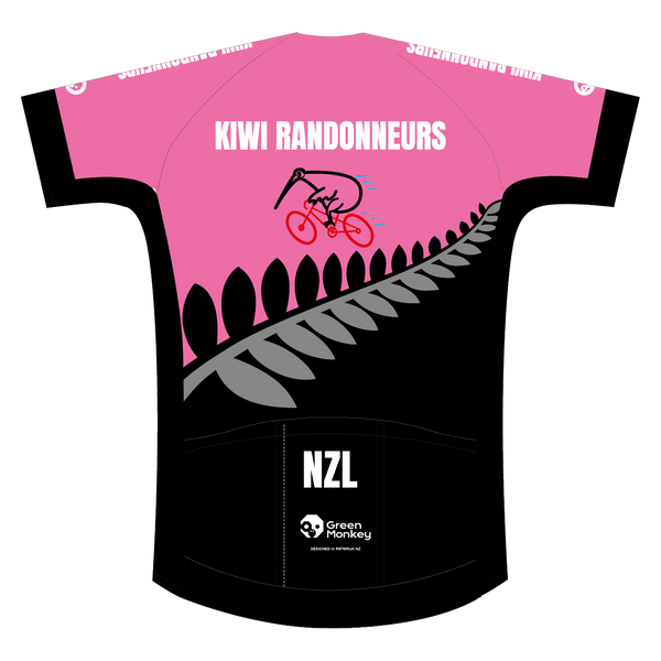Kiwi Randonneurs PRO AERO+ ROAD JERSEY - PINK