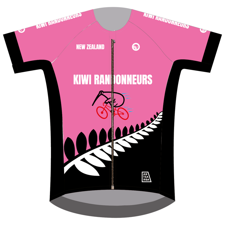 Kiwi Randonneurs PRO AERO+ ROAD JERSEY - PINK