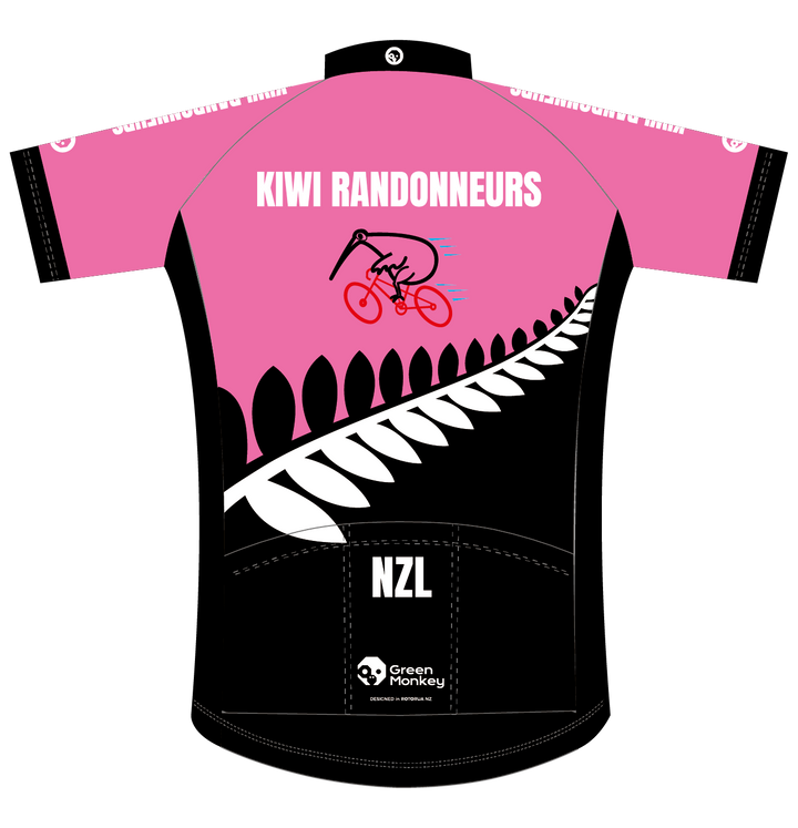Kiwi Randonneurs TRAINING CLUB jersey (J01) PINK