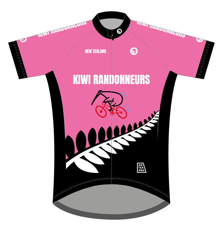 Kiwi Randonneurs TRAINING CLUB jersey (J01) PINK