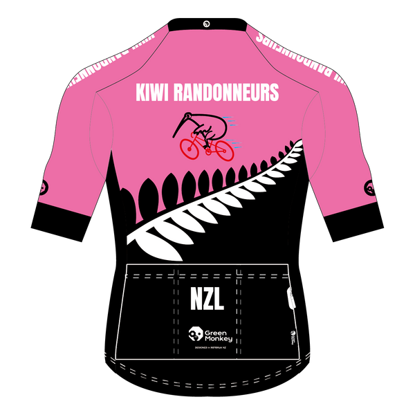 Kiwi Randonneurs Pro Jersey (J08) - PINK