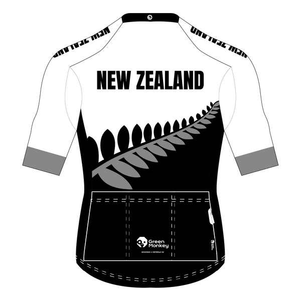 New Zealand Cycling Jersey (PREORDER) Green Monkey Velo