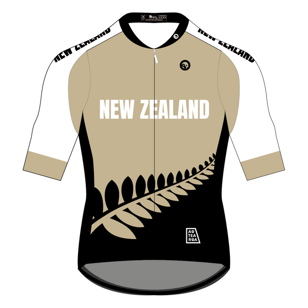 New Zealand Cycling Jersey 3 (PREORDER) Green Monkey Velo
