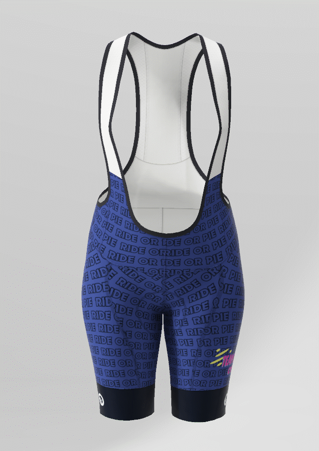 Team Snacks Speed Bib shorts - Ride or Pie Purple
