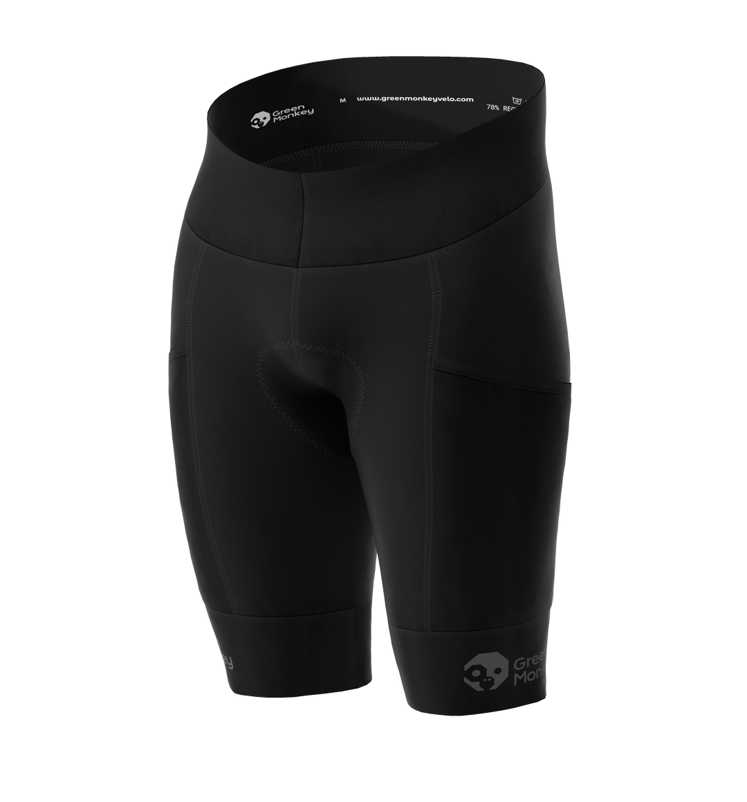 GreenMonkey Mens Cargo Bike Shorts