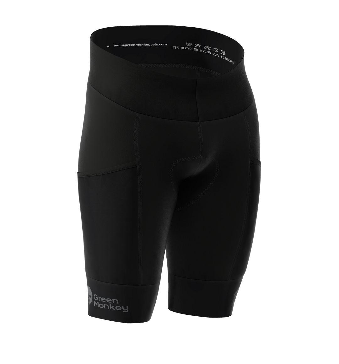 GreenMonkey Mens Cargo Bike Shorts