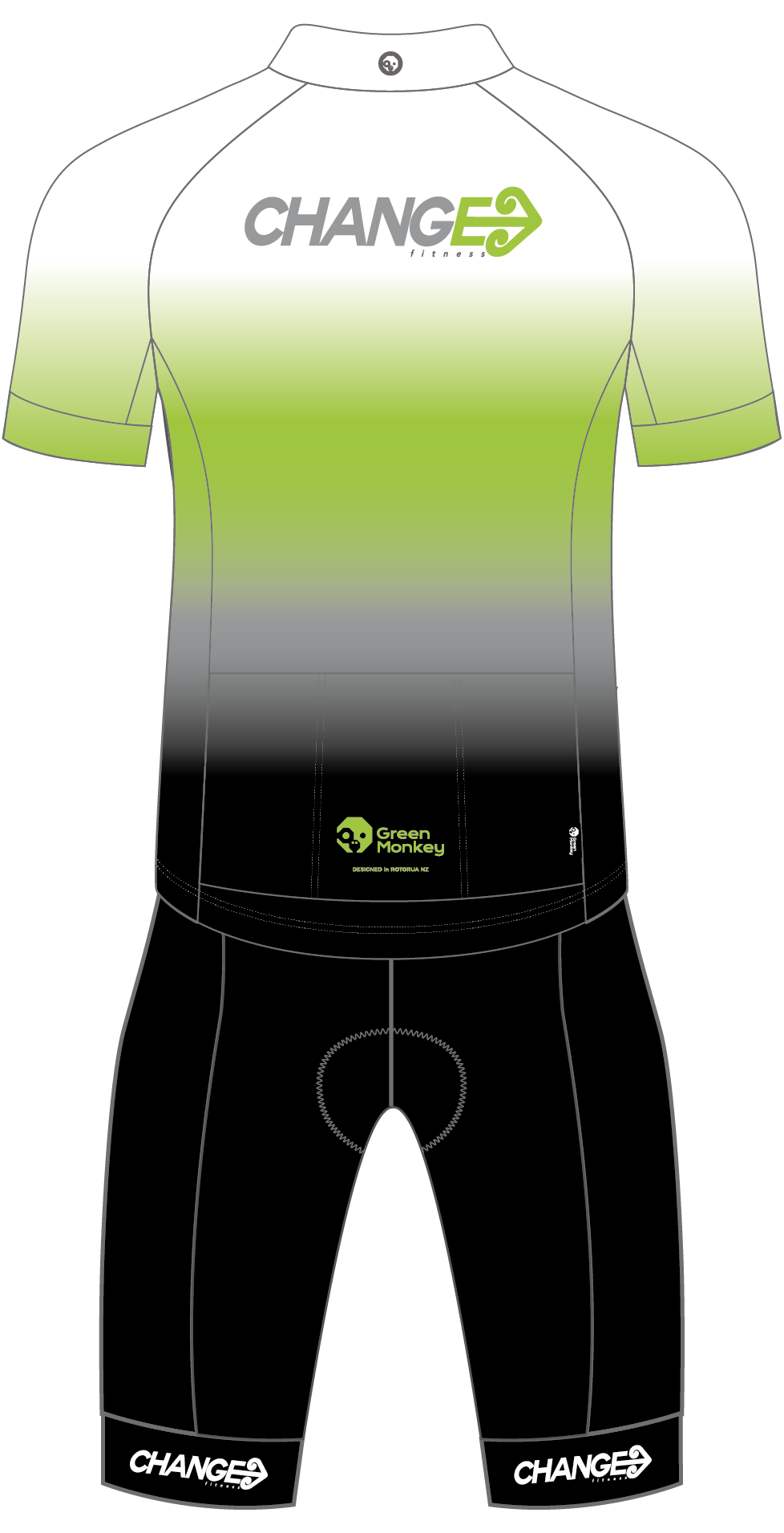 CHANGE FITNESS Original Short Sleeves Tri-Suit