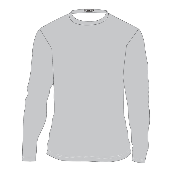 Long Sleeve Cotton T-shirt (Grey)