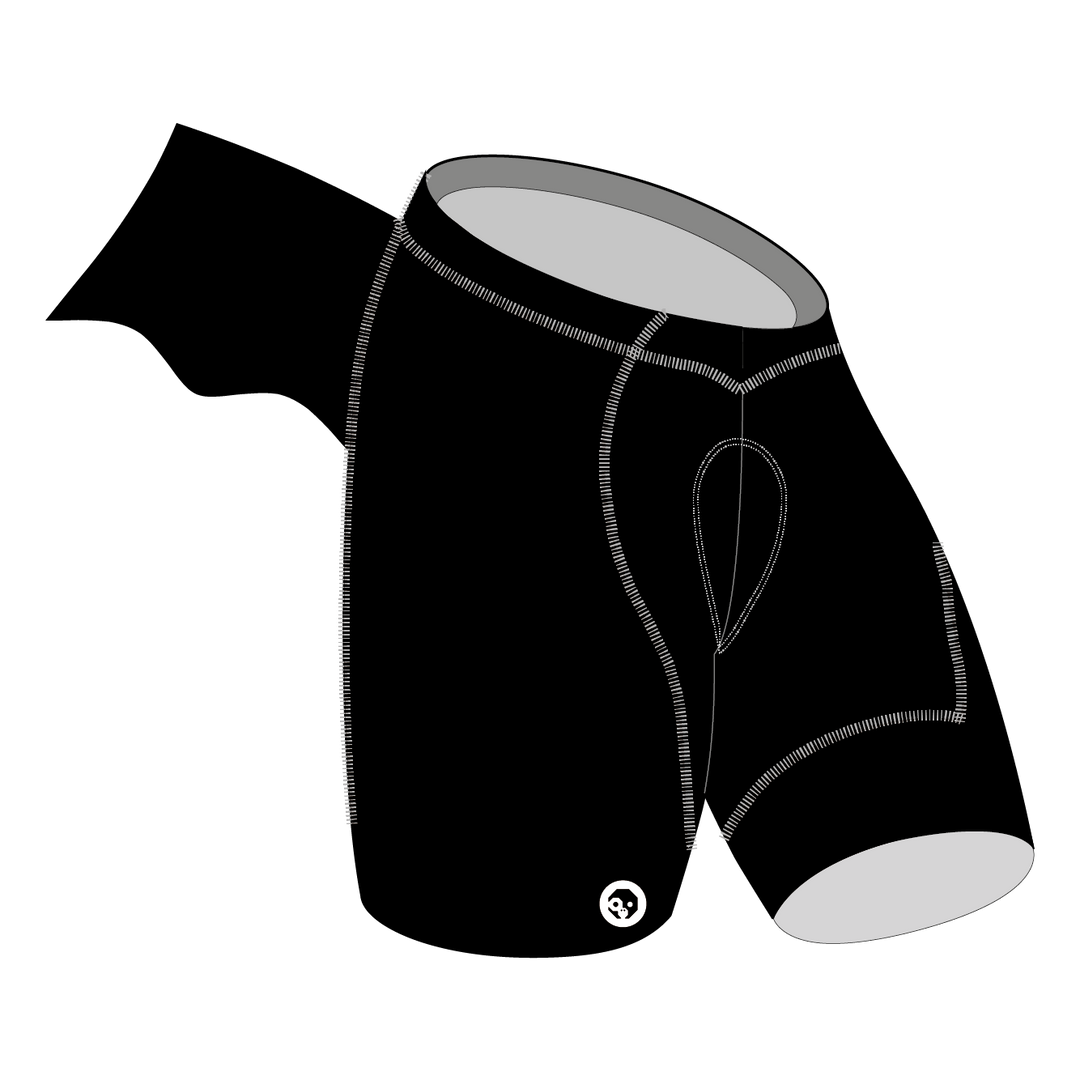 Regular Bike Shorts - BLACK