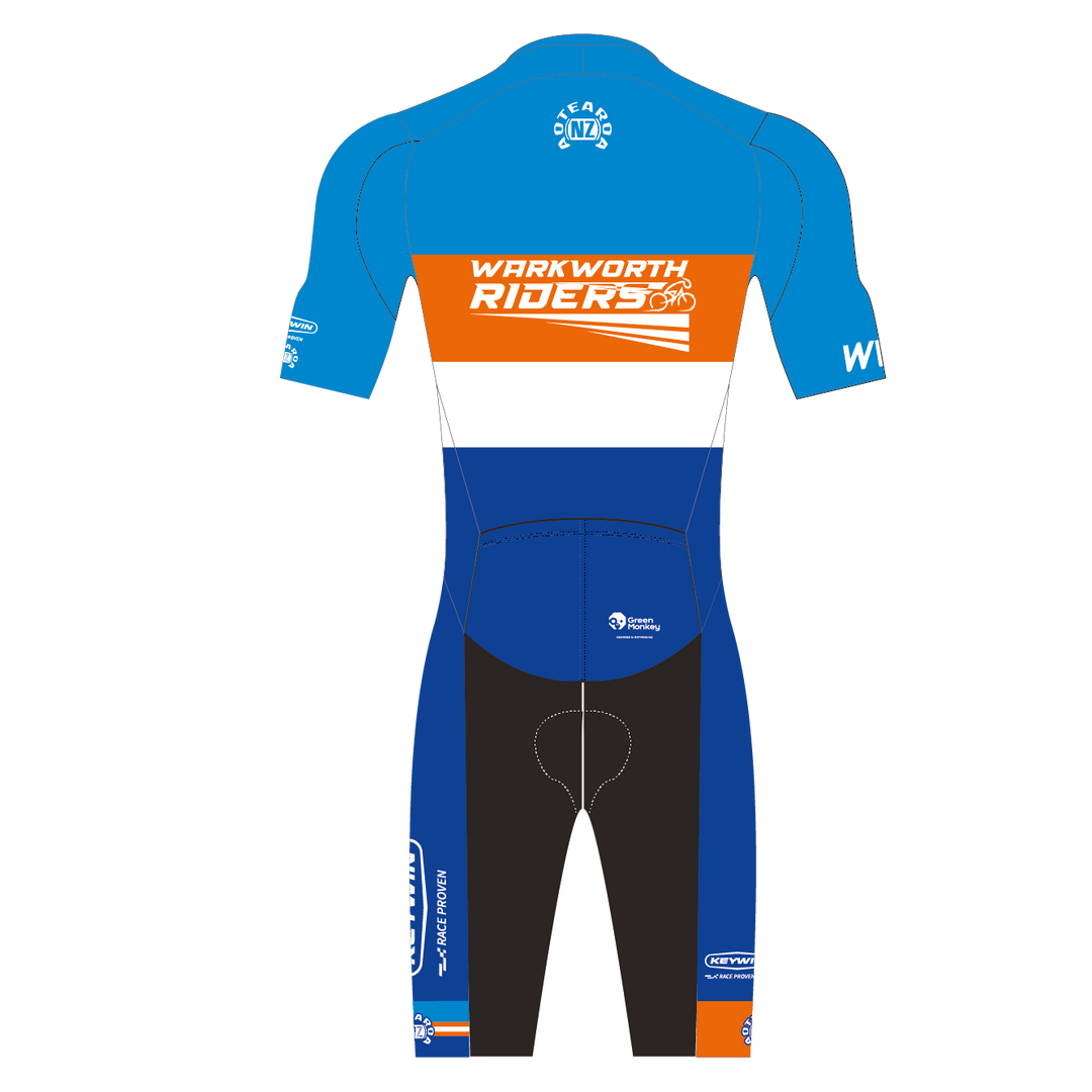 San Remo Short Sleeve Road Suit (2in1) - Stripes