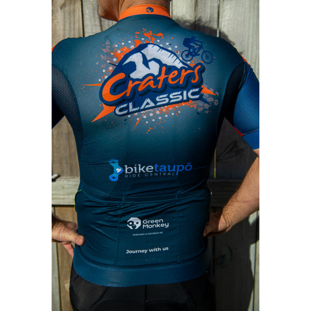 CRATERS CLASSIC event jersey - Green Monkey Velo