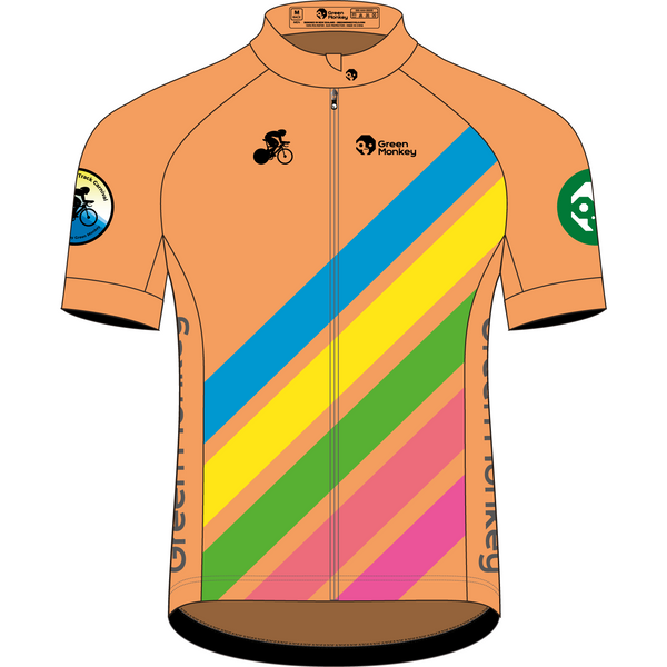 Colourful top cycling jersey