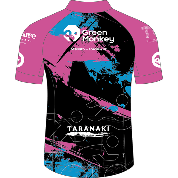 TRI TARANAKI FESTIVAL cycling jersey (PINK)