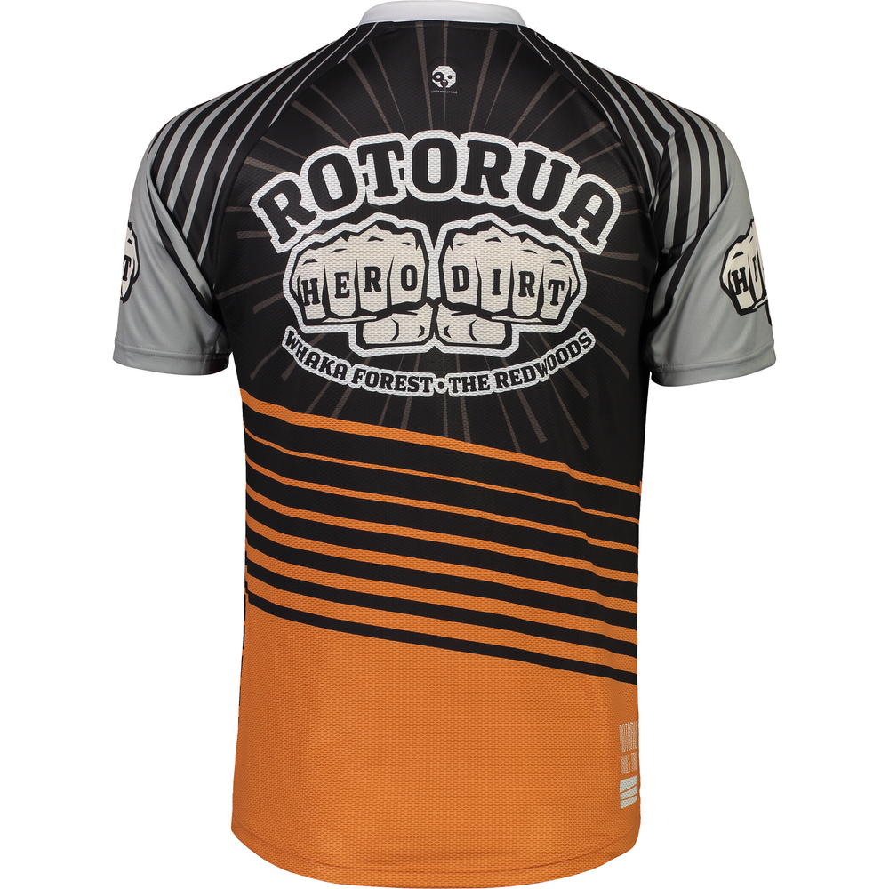 Rotorua Hero Dirt MTB jersey - Green Monkey Velo