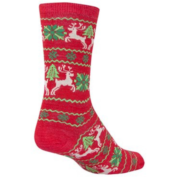 UGLY SWEATER RED SOCKS