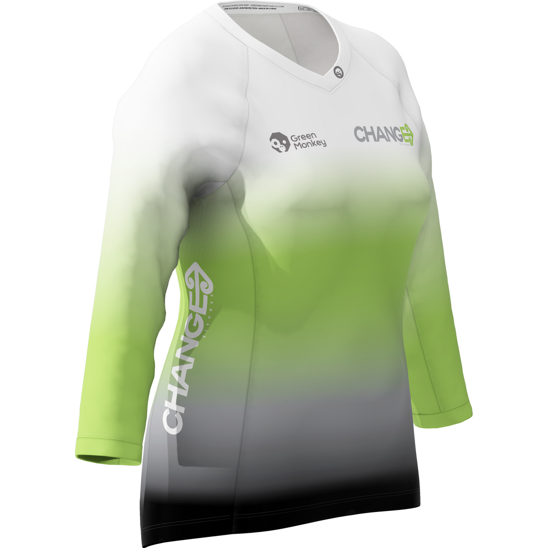 CHANGE FITNESS Loose fit 3/4 Sleeve Womens Jersey