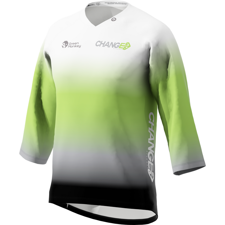 CHANGE FITNESS Loose fit 3/4 Sleeve Mens Jersey