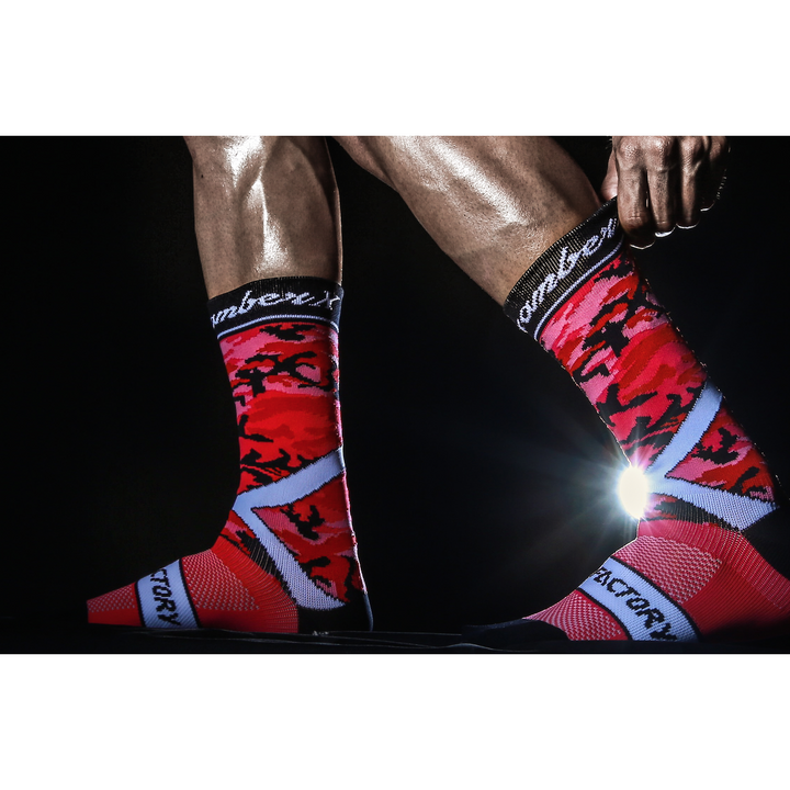 Pink ChramberX Socks - Green Monkey Velo