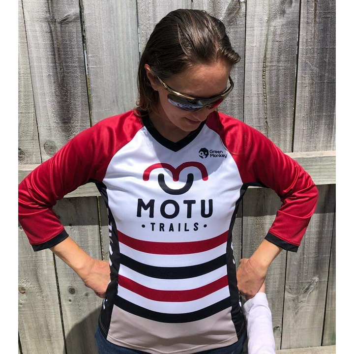Motu Trails Jersey - Green Monkey Velo