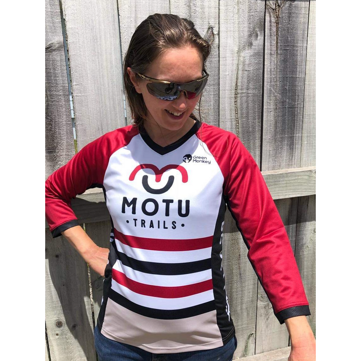 Motu Trails Jersey - Green Monkey Velo