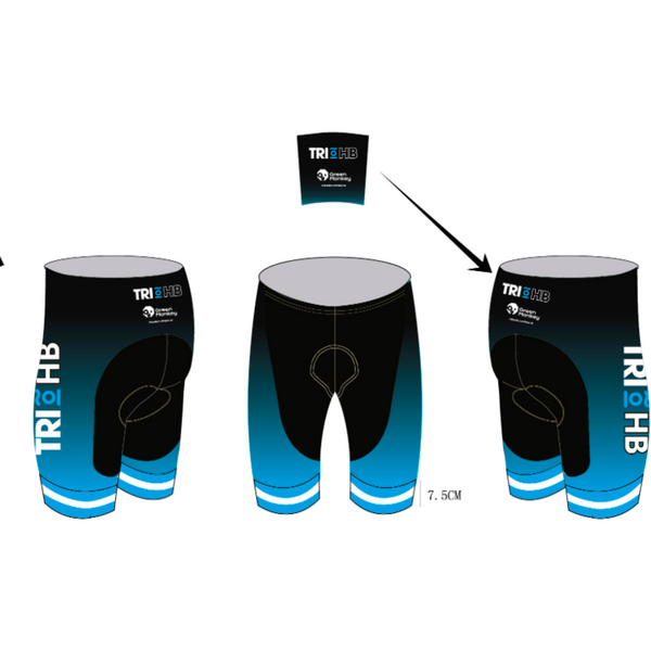 TRI HB SHORTS MENS - Green Monkey Velo