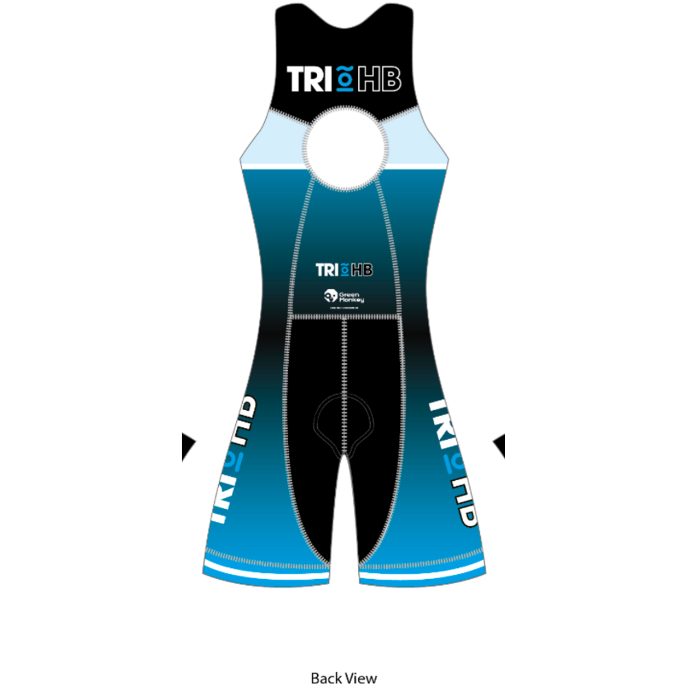 SLEEVELESS WOMENS TRI SUIT - Green Monkey Velo