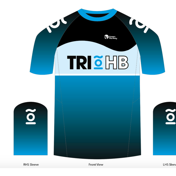 TRI HB MENS T-SHIRT - Green Monkey Velo
