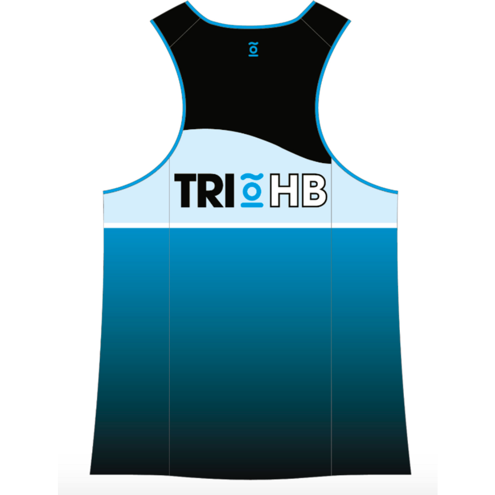 TRIHB RUNNING SINGLET WOMENS - Green Monkey Velo