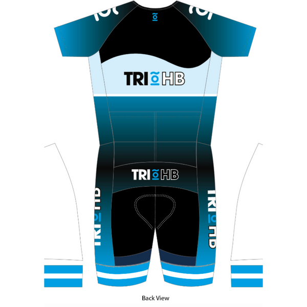TRI HB TRI-SUIT WITH SLEEVES - Green Monkey Velo