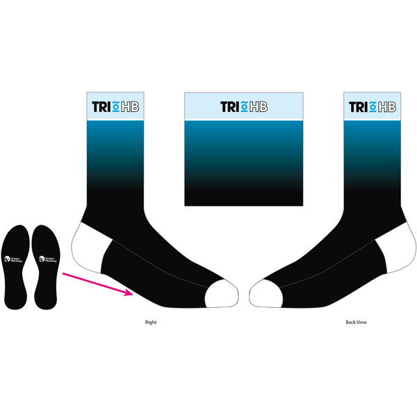 TRI HB SOCKS REGULAR - Green Monkey Velo