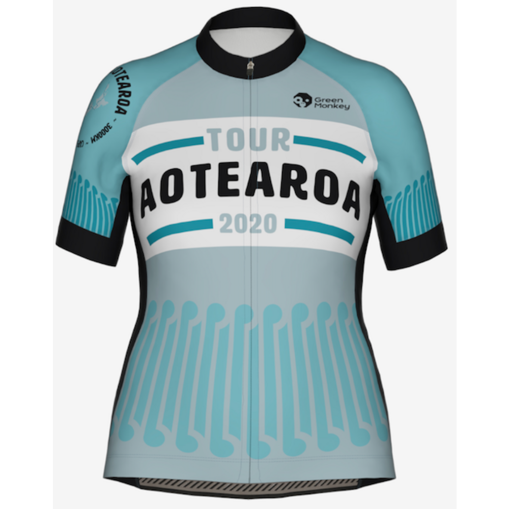 Future Koru - Tour Aotearoa 2020 Womens Jersey - Green Monkey Velo