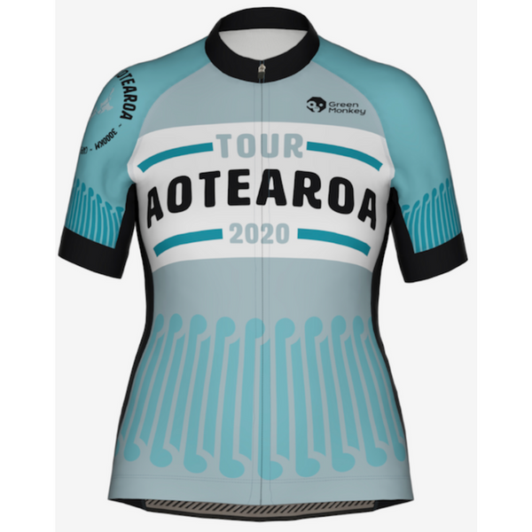 Future Koru - Tour Aotearoa 2020 Womens Jersey - Green Monkey Velo
