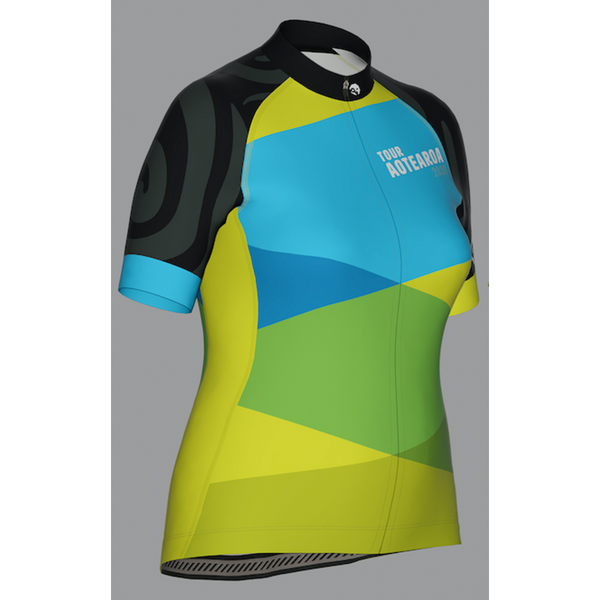 CROSSINGS - Tour Aotearoa 2020 Womens Jersey - Green Monkey Velo