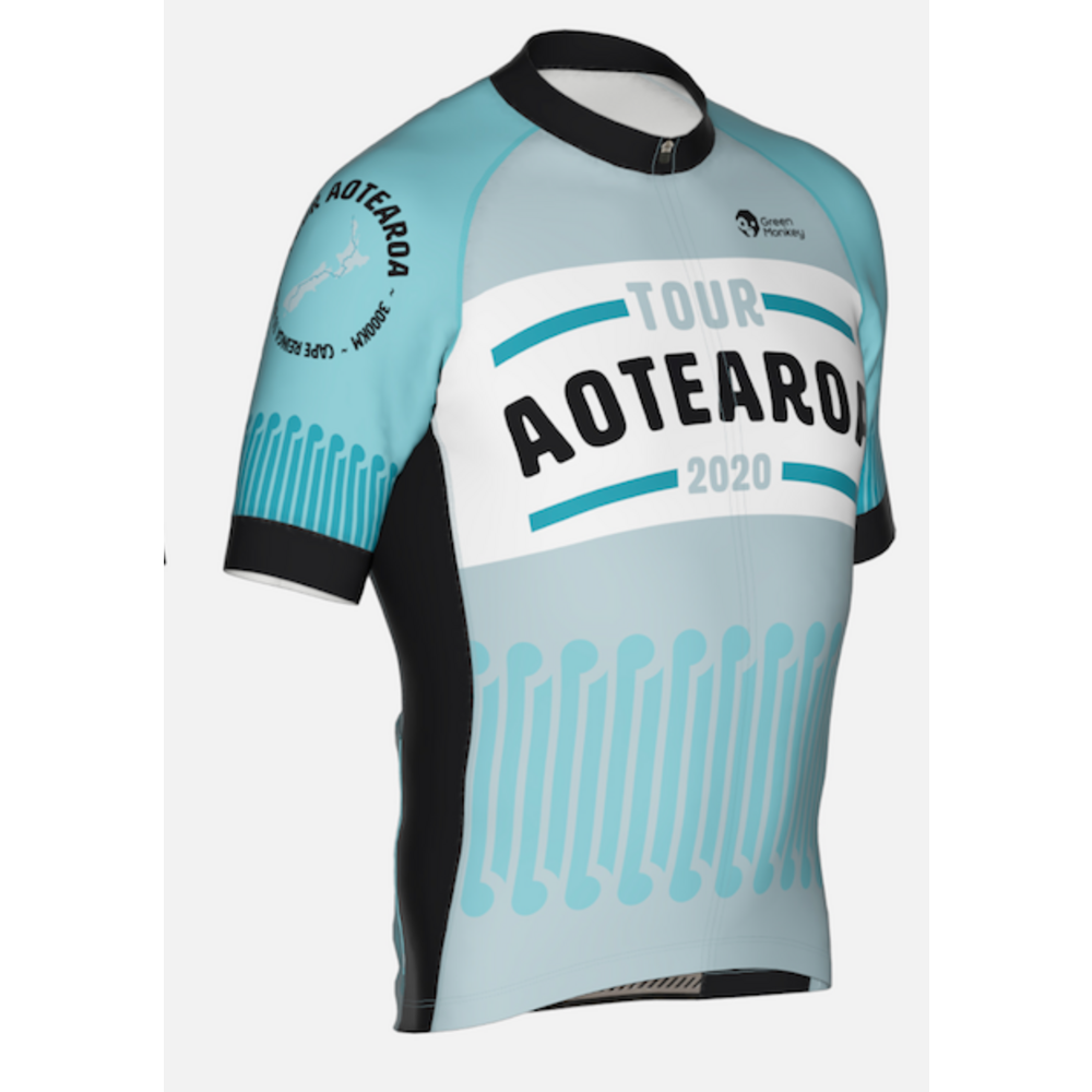 Future Koru - Tour Aotearoa 2020 Mens Jersey - Green Monkey Velo