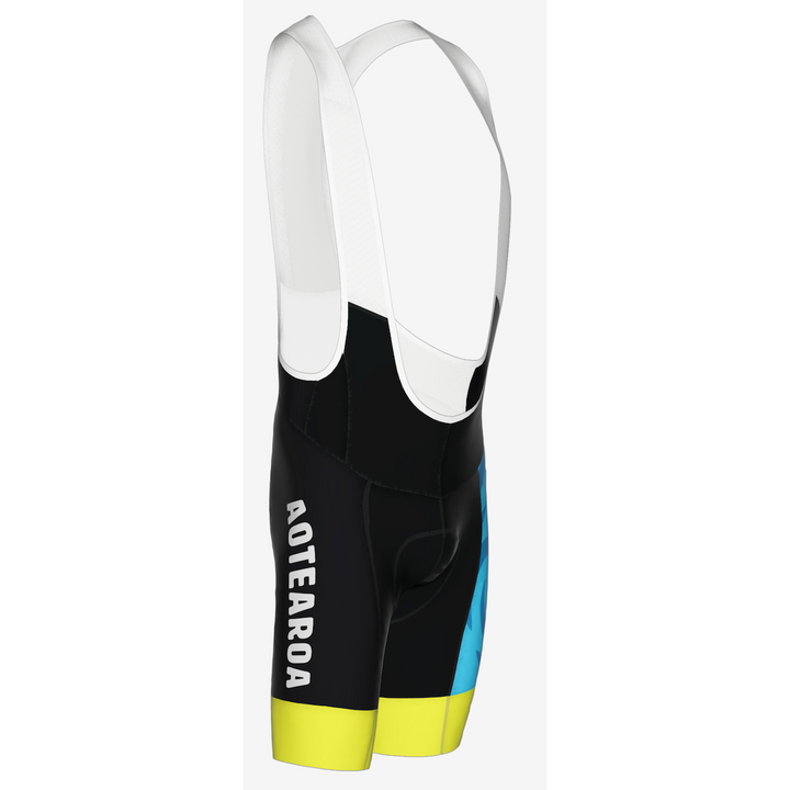 CROSSINGS - Tour Aotearoa 2020 Mens Bib Shorts - Green Monkey Velo