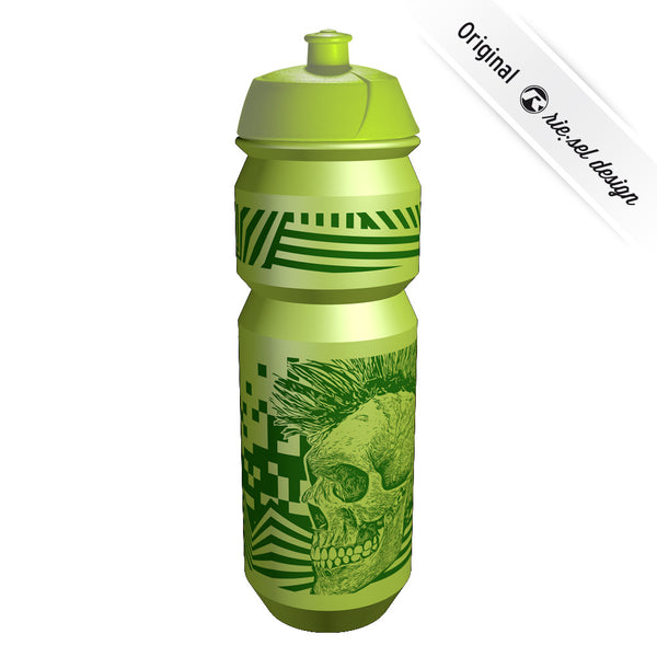 Skull Green Bottle - Green Monkey Velo
